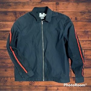 Topman Overshirt With Racing Stripes